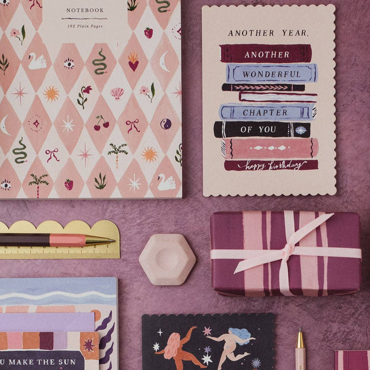 Bookish Birthday - Bursdagskort