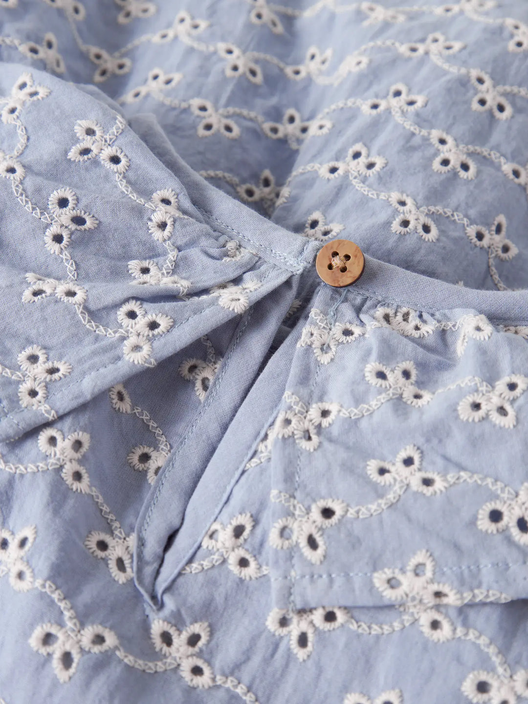 Nmftessie Ls Loose Dress Lil - Zen Blue