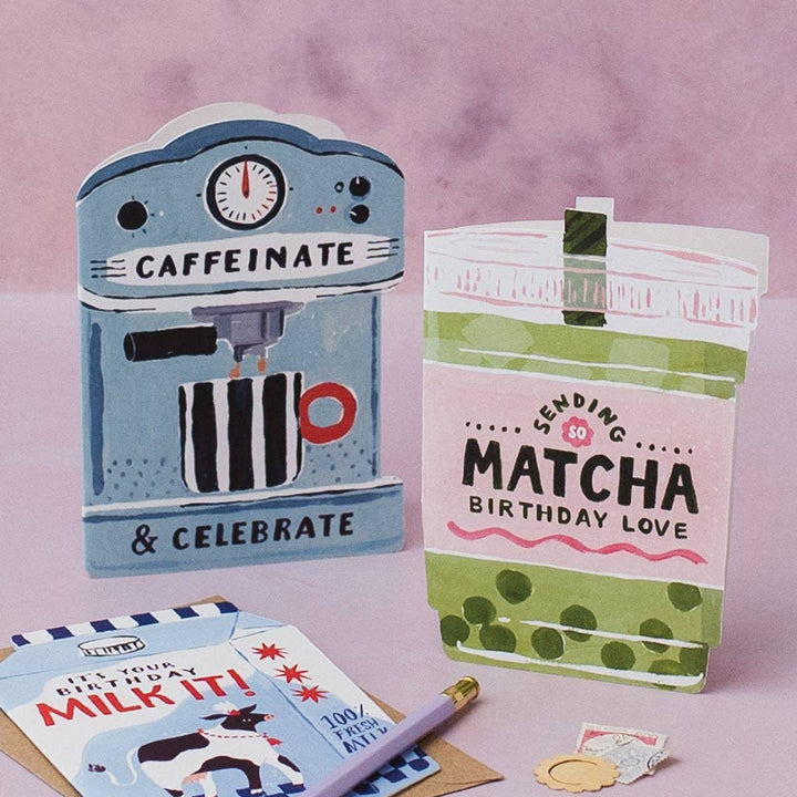 Sending Matcha Birthday Love - Kort