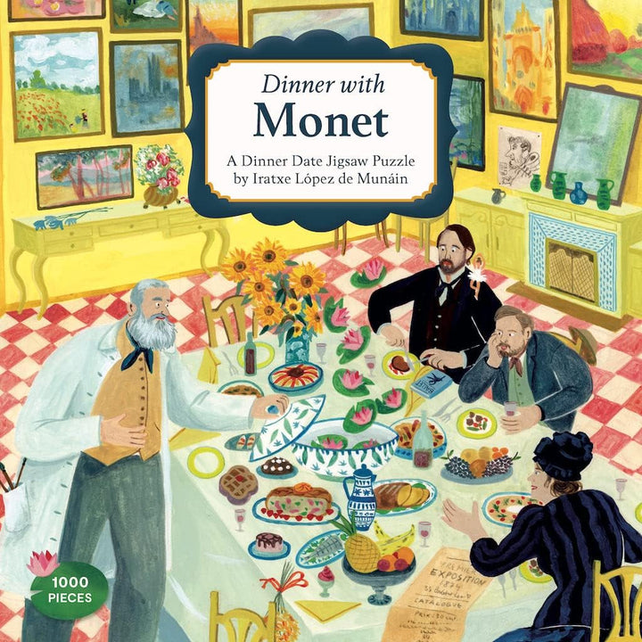 Dinner with Monet - Puslespill med 1.000 brikker