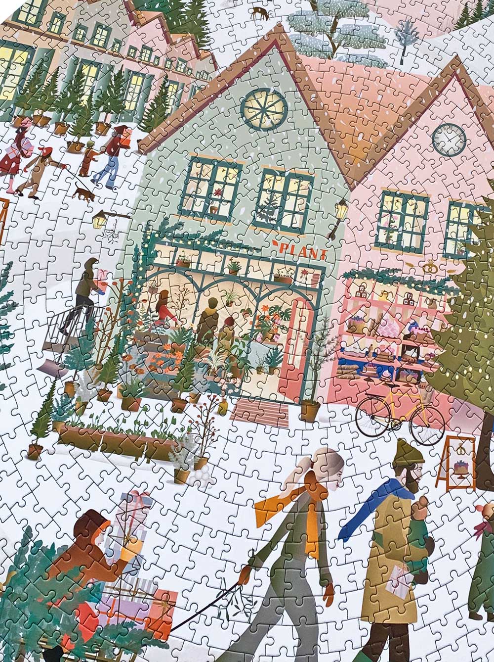 WHITE CHRISTMAS - Puslespill med 1.000 brikker