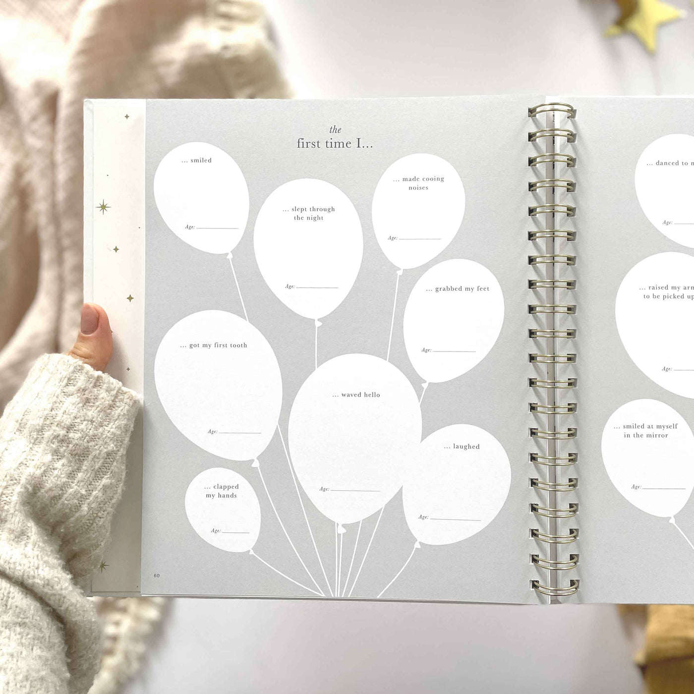 My Baby Book - Baby Memory Book - White