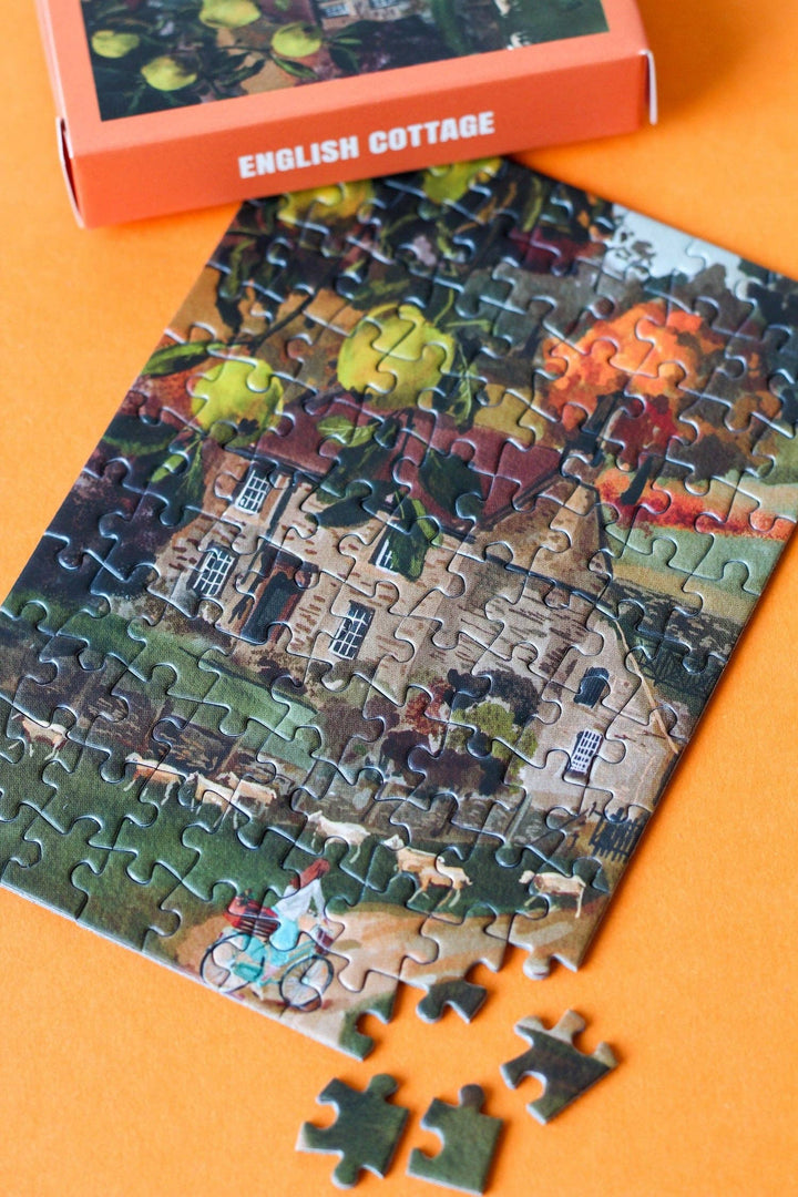 English Cottage - Puslespill med 99 brikker