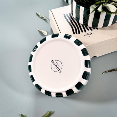 Stripes bolle - gentle green