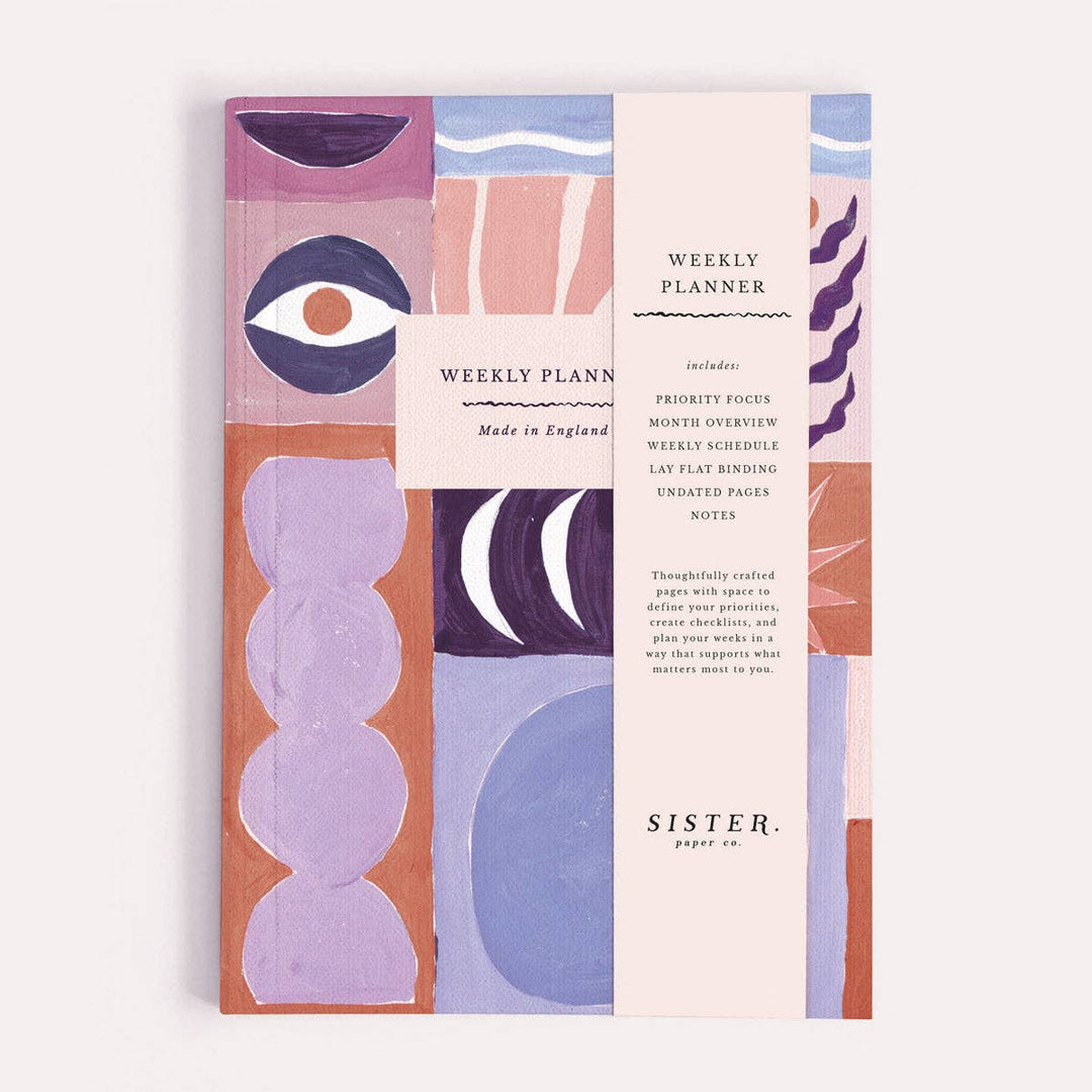 Studio Abstract - Undated Weekly Planner