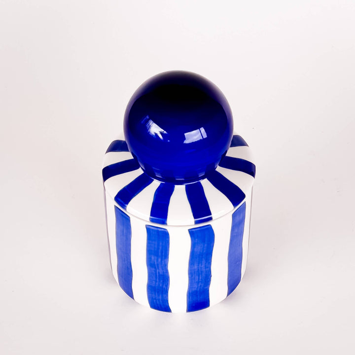 Lys i krukke - Mare blue
