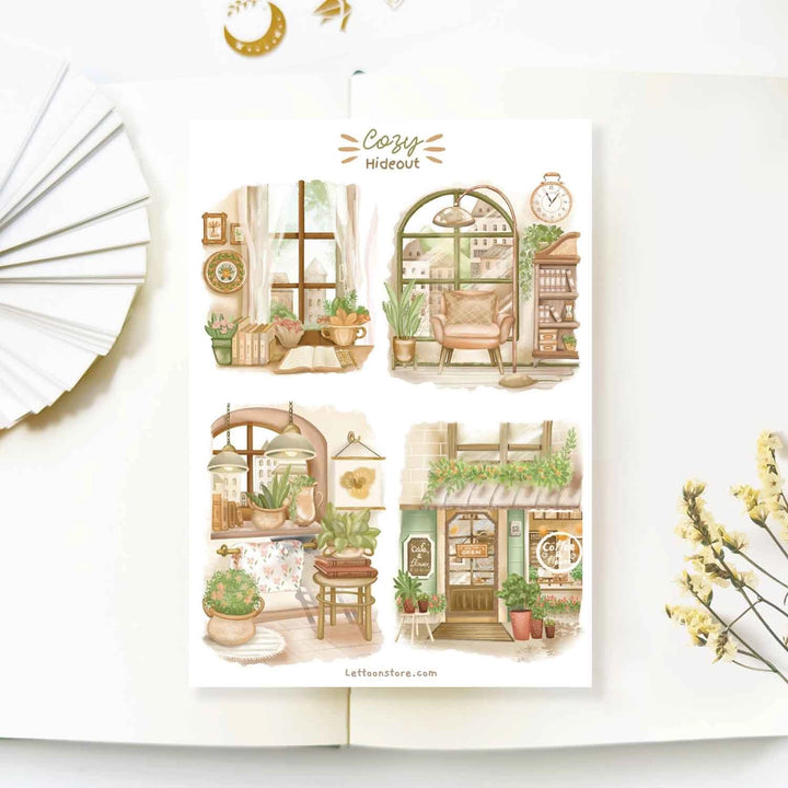 Cozy Hideout | Klistremerker