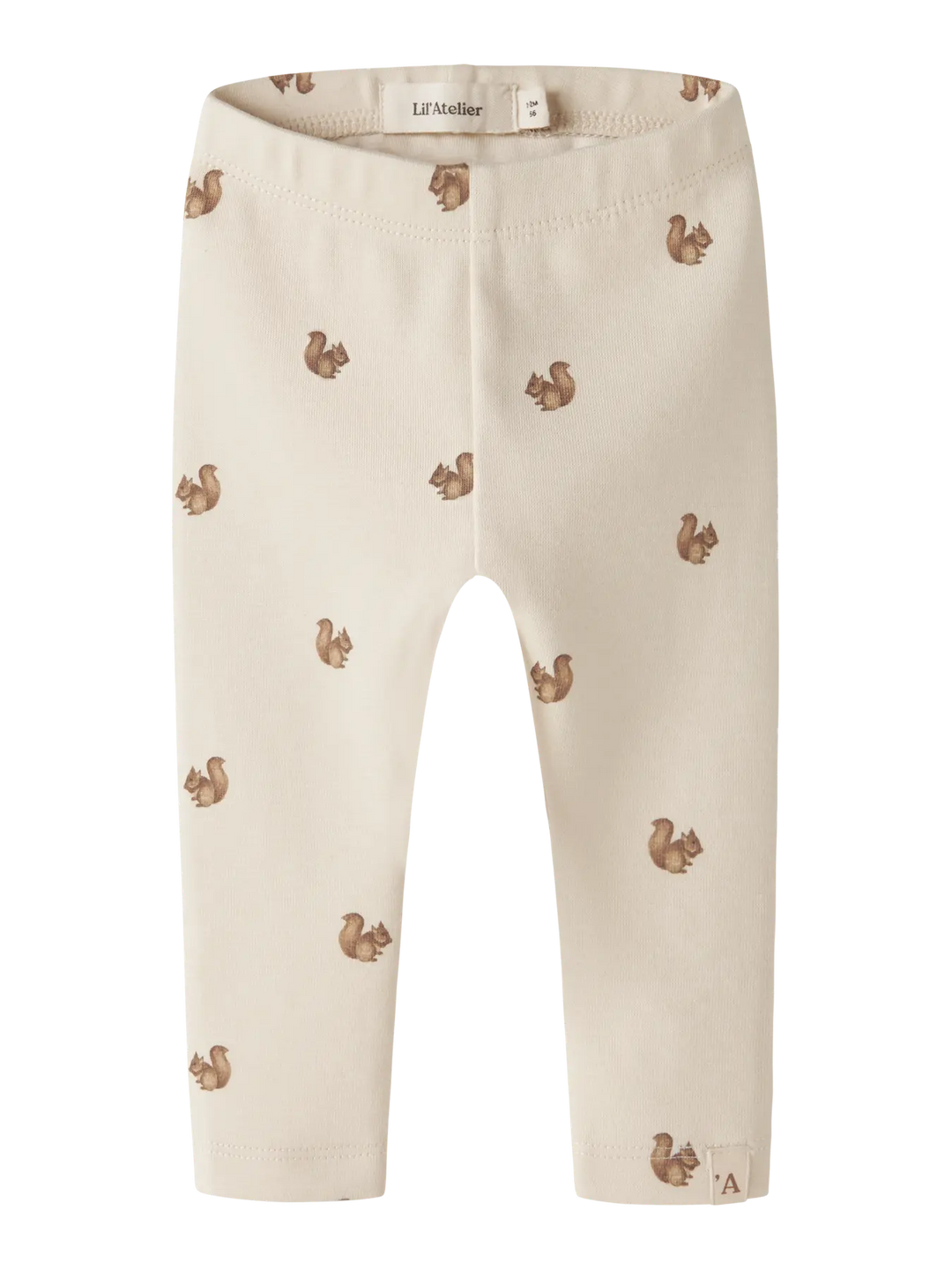 Nbnlayo Kim Slim Leggings Lil Noos - Turtledove Squirrel