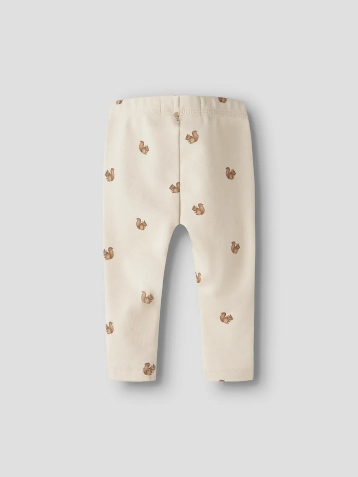 Nbnlayo Kim Slim Leggings Lil Noos - Turtledove Squirrel