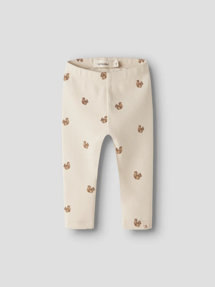 Nbnlayo Kim Slim Leggings Lil Noos - Turtledove Squirrel