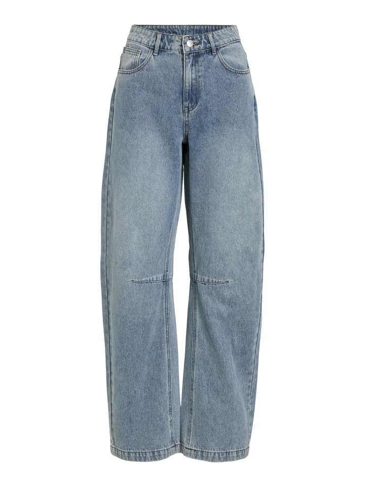 Routiana Rw Fl Wf Jeans - Light Blue Denim Dull Gold
