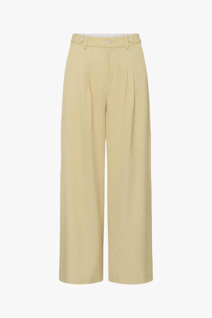 GZstacy MW pants - Pale hay melange