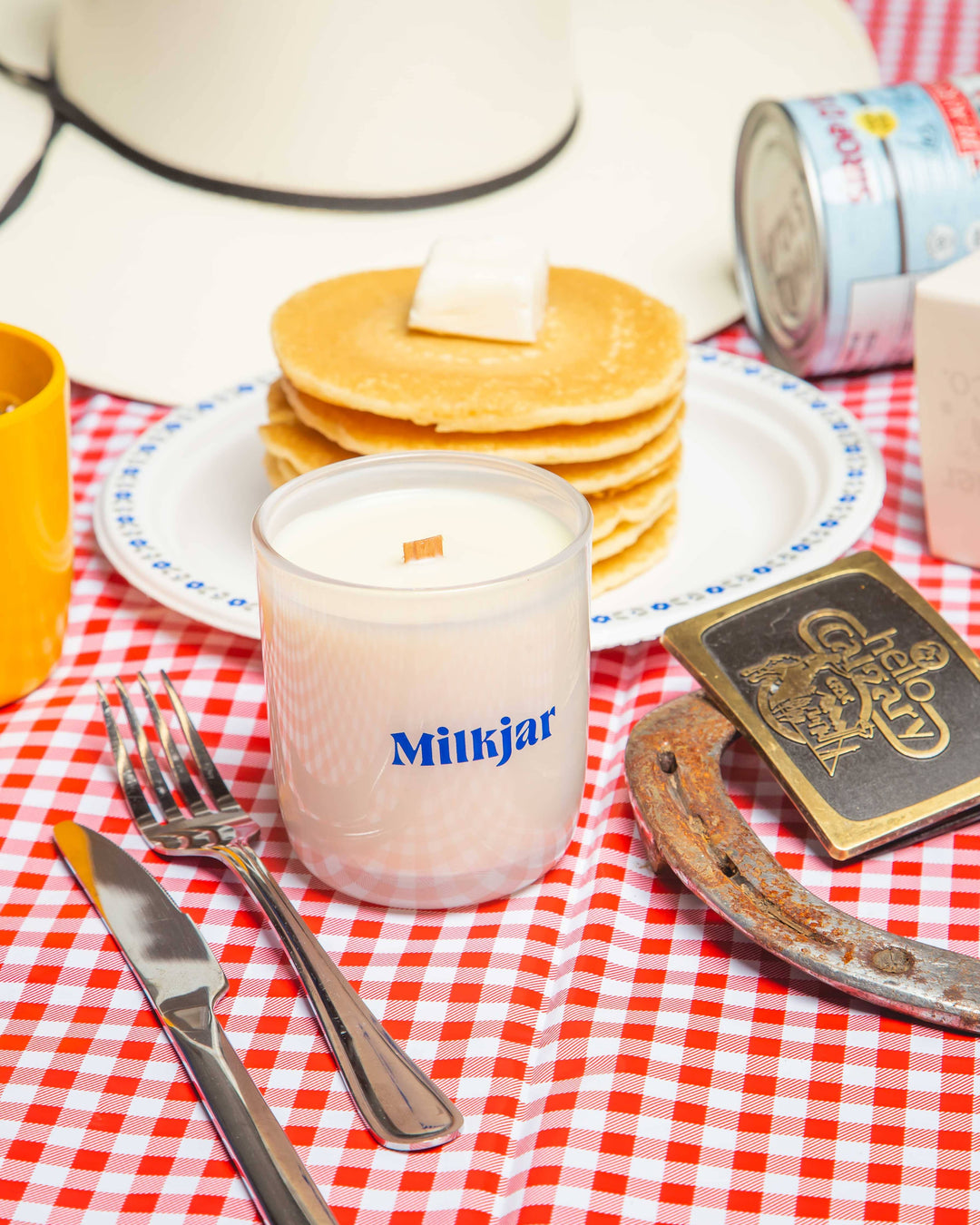 Pancake Breakfast - Butter, Syrup &amp; Blueberry - Soy Candle