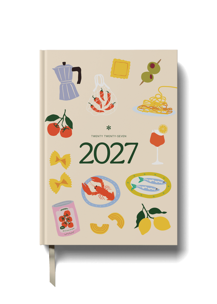 2027 A5 Diary - Week-to-View - Buon Appetito Icons
