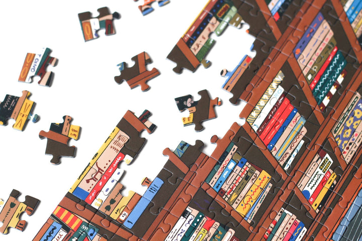 Book Nook - Puslespill med 1000 brikker