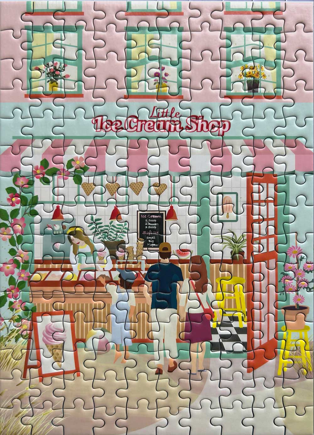 Little Ice Cream Shop- Puslespill med 150 brikker