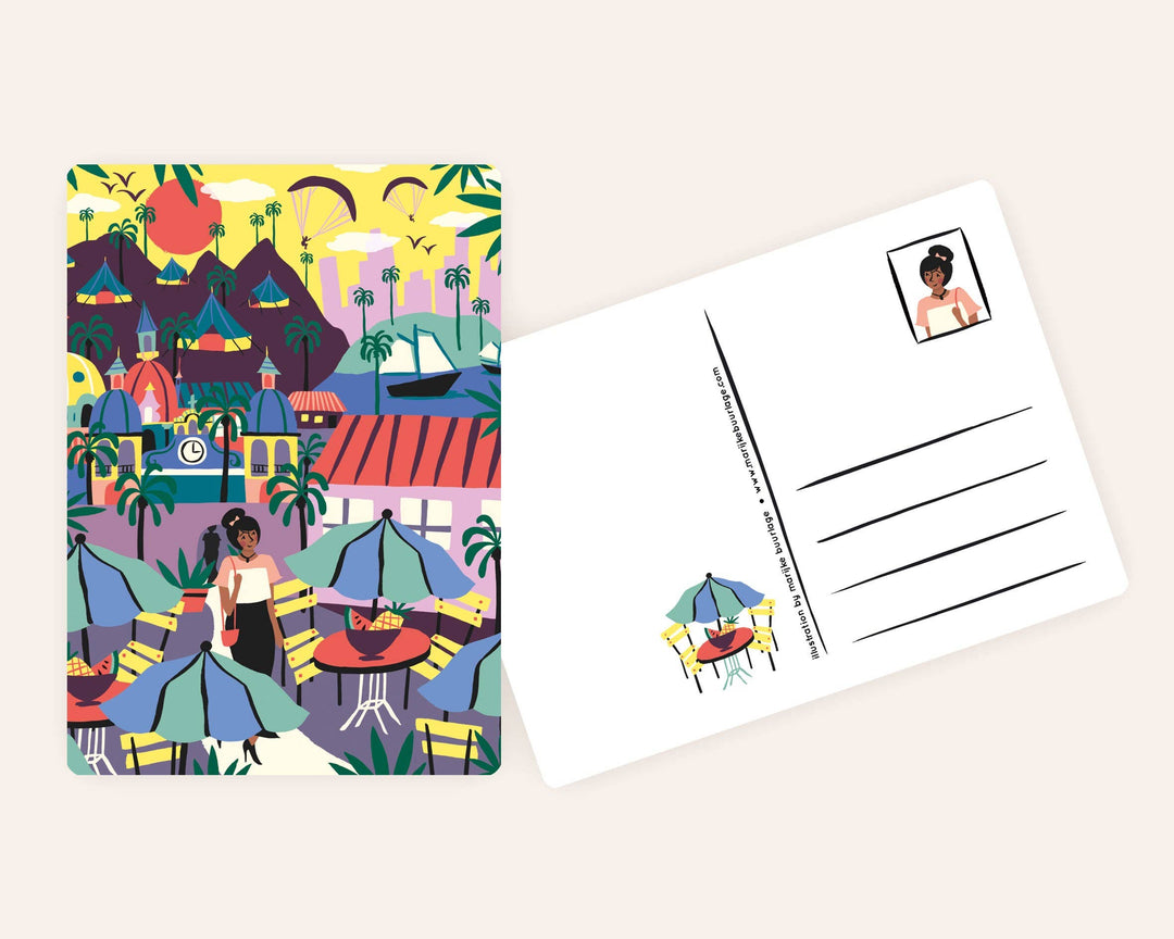 City Life-Postkort