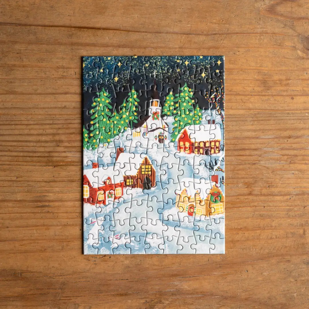 Festive Village - Puslespill med 99 brikker
