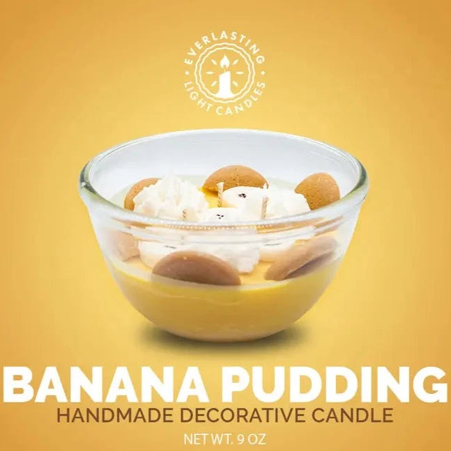 Banana Pudding Duftlys av Soya