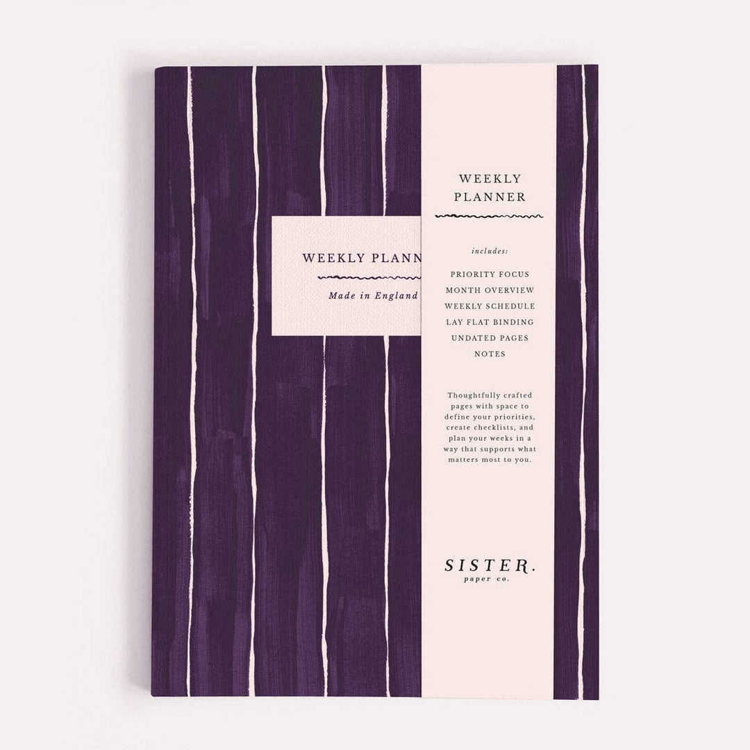 Pinstripe - Undated Weekly Planner