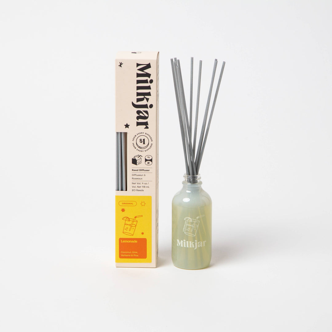 Lemonade - Coconut, Lime, Verbena &amp; Pine - 4oz Reed Diffuser