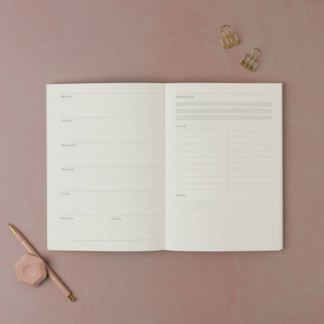Studio Abstract - Undated Weekly Planner