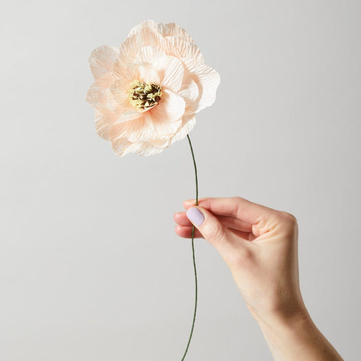 Papirblomst - Poppy - Nude