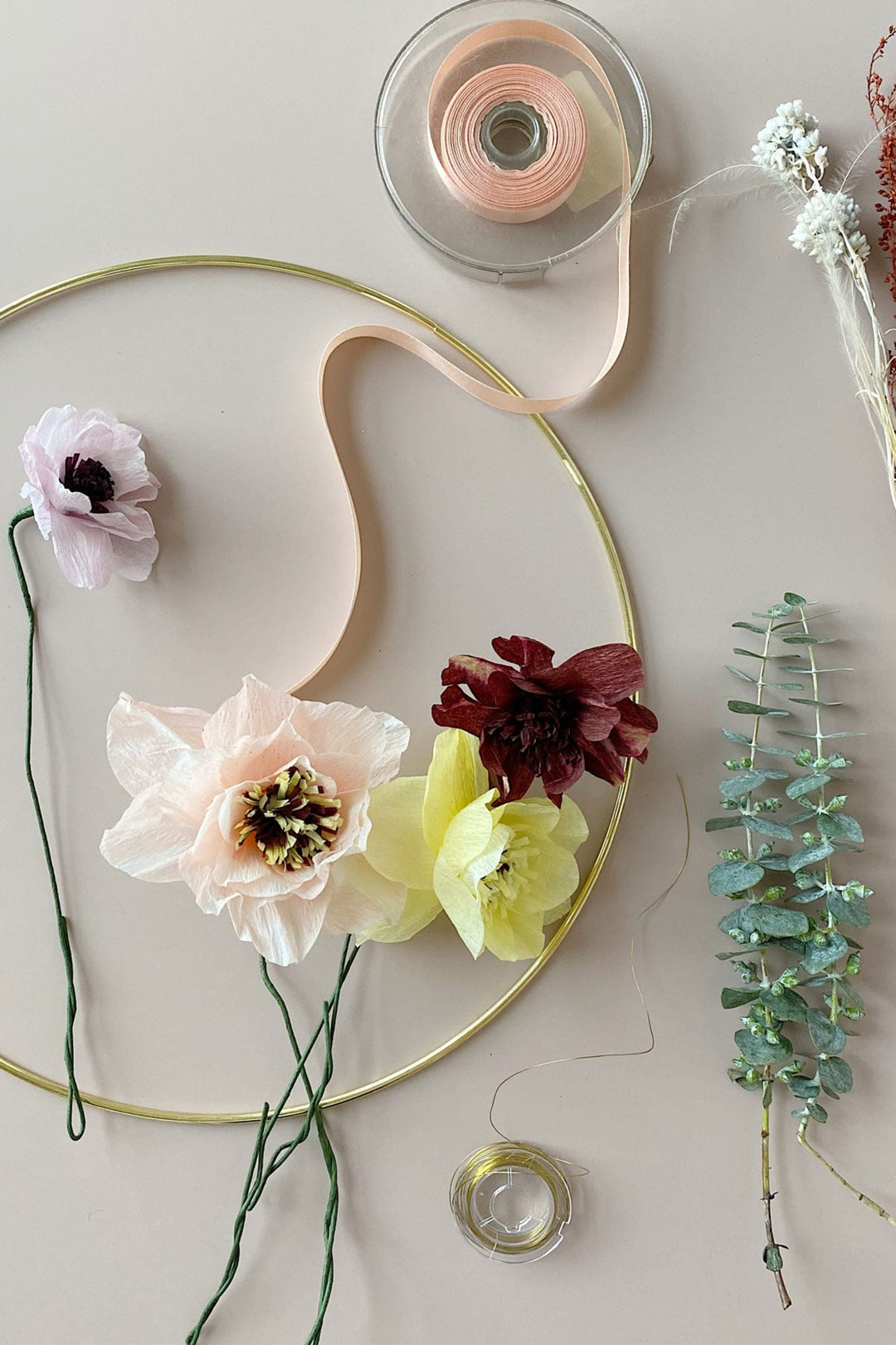 Papirblomst - Poppy - Nude