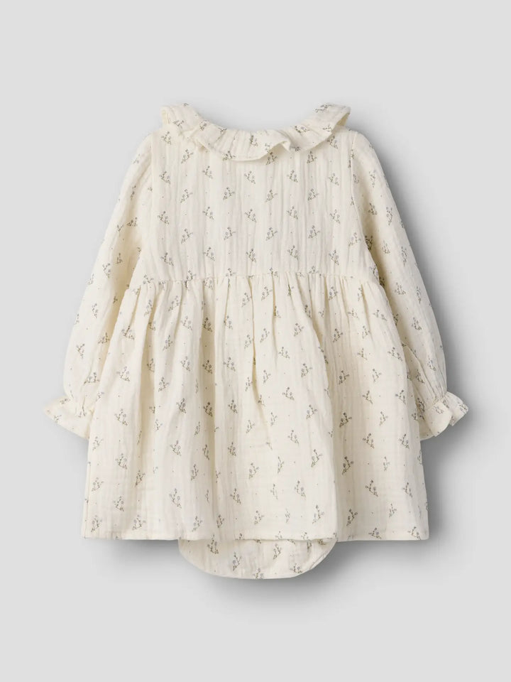 Nbfbalia Ls Loose Body Dress Lil - Coconut Milk