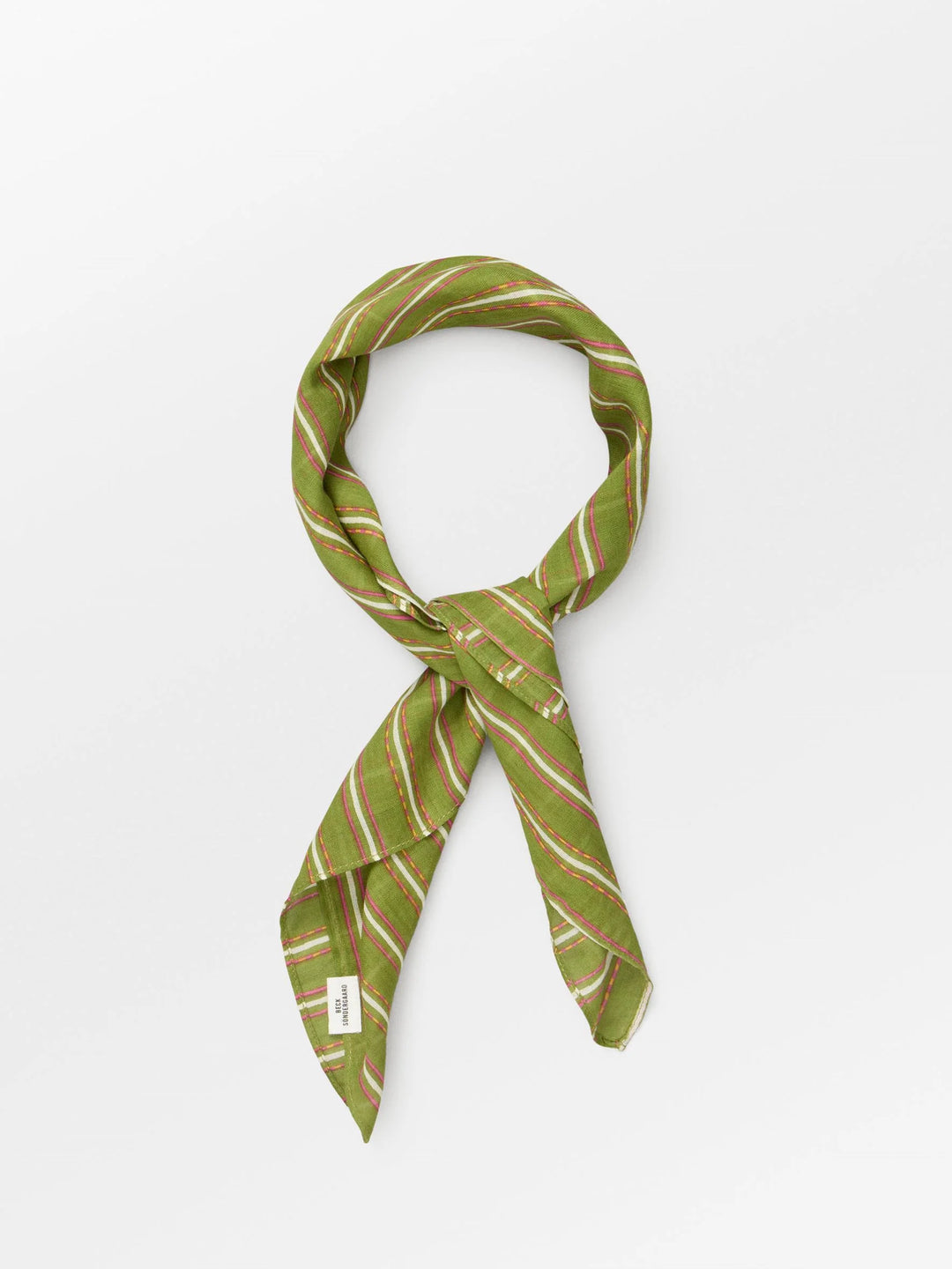 Linoa Cotta Scarf - Grasshopper Green