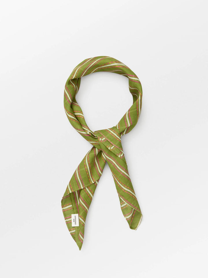 Linoa Cotta Scarf - Grasshopper Green
