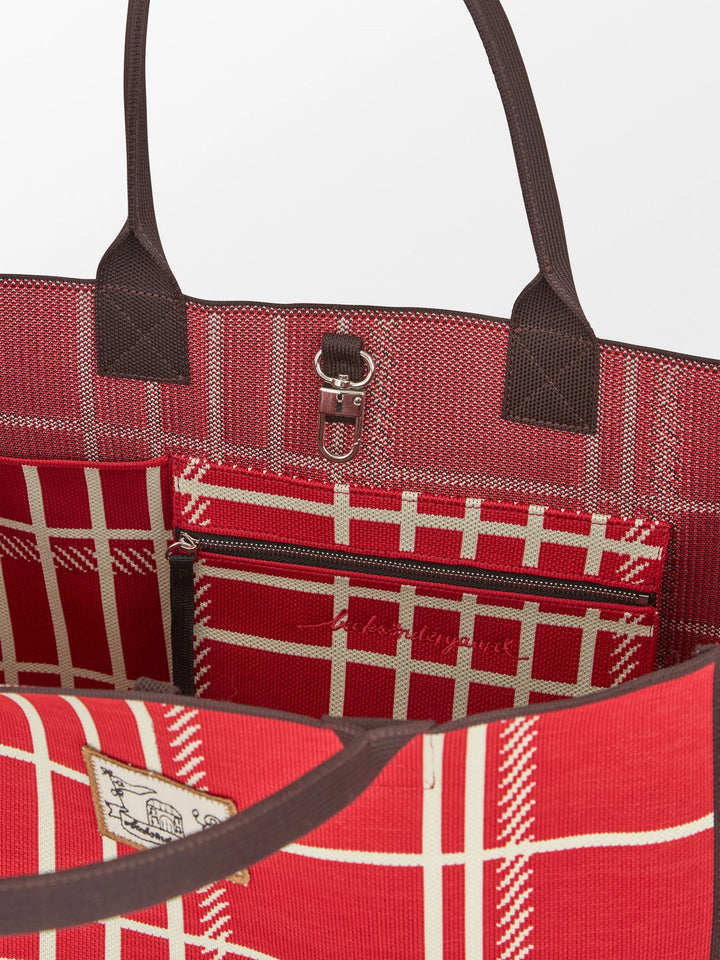 Grid Josie Bag - Salsa Red