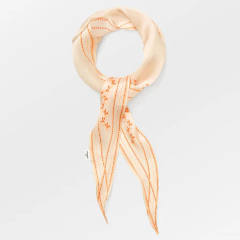 Brombeere Diamond Scarf - Birch White