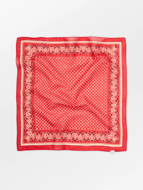 Hearty Cotta Scarf  - Adrenaline Red