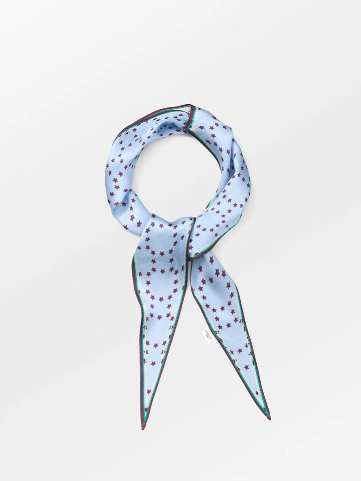 Starlia Grid Diamond Scarf - Skyway Blue