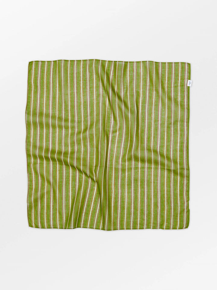 Linoa Cotta Scarf - Grasshopper Green