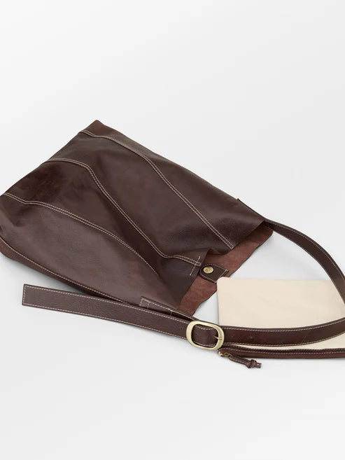 Panel Mae Buckle Bag - Chocolate Tarte