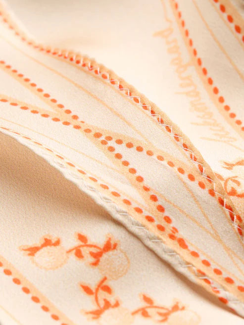 Brombeere Diamond Scarf - Birch White