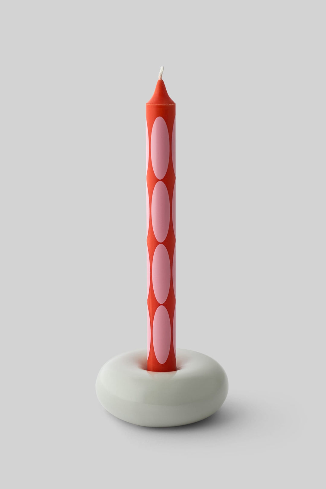 Bob Candle Holder - Small - Light Grey