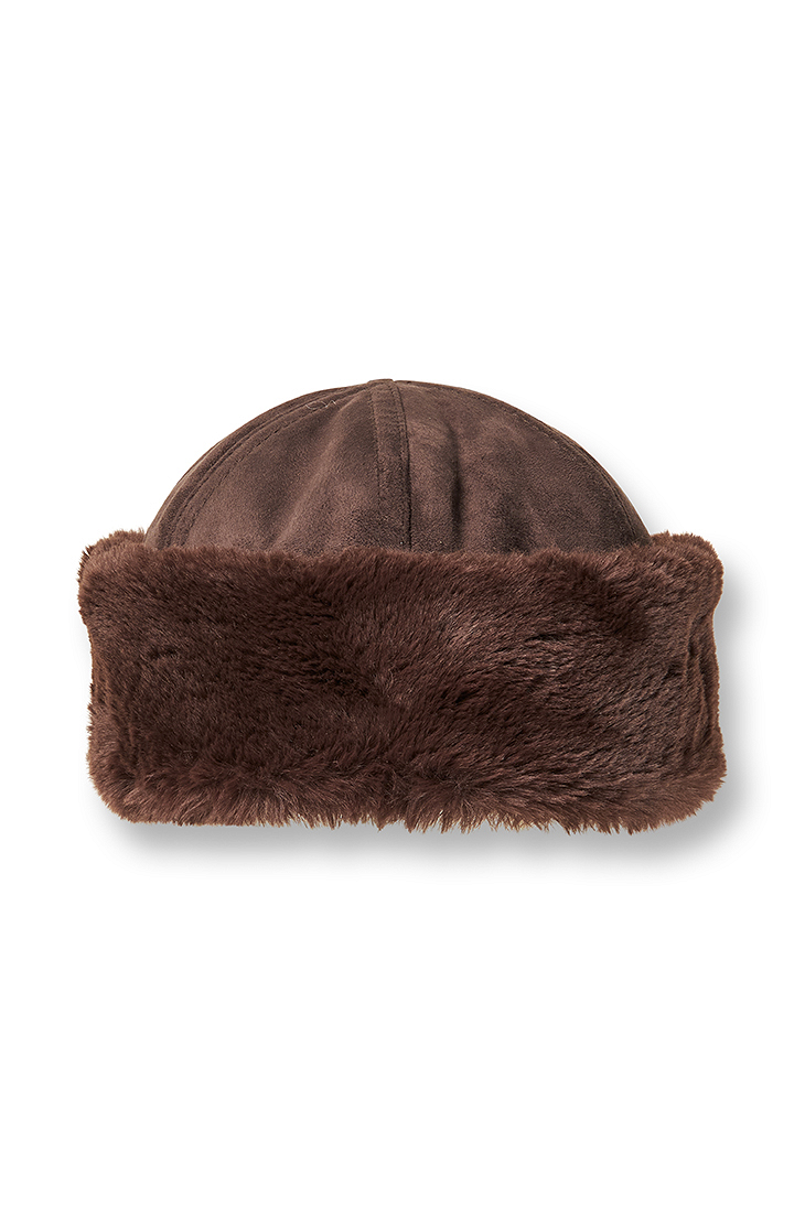 Doras Shearling Hat - Chocolate Torte