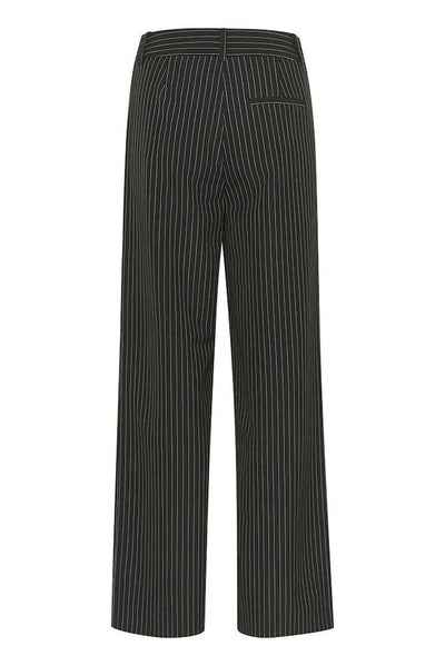 JoelleGZ pinstripe MW pants - Black pinstripe (Tydelige striper)