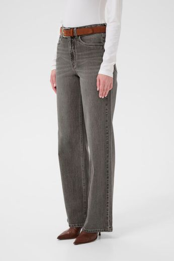 GZzolani HW wide jeans NOOS -Washed light greya