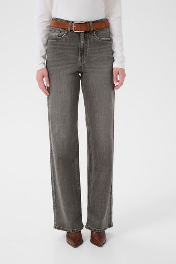 GZzolani HW wide jeans NOOS -Washed light greya