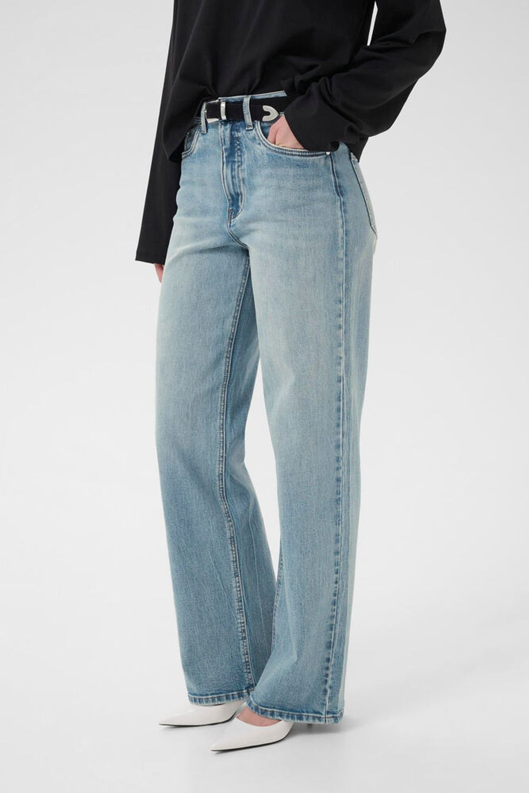 GZzolani HW wide jeans NOOS - Washed blue