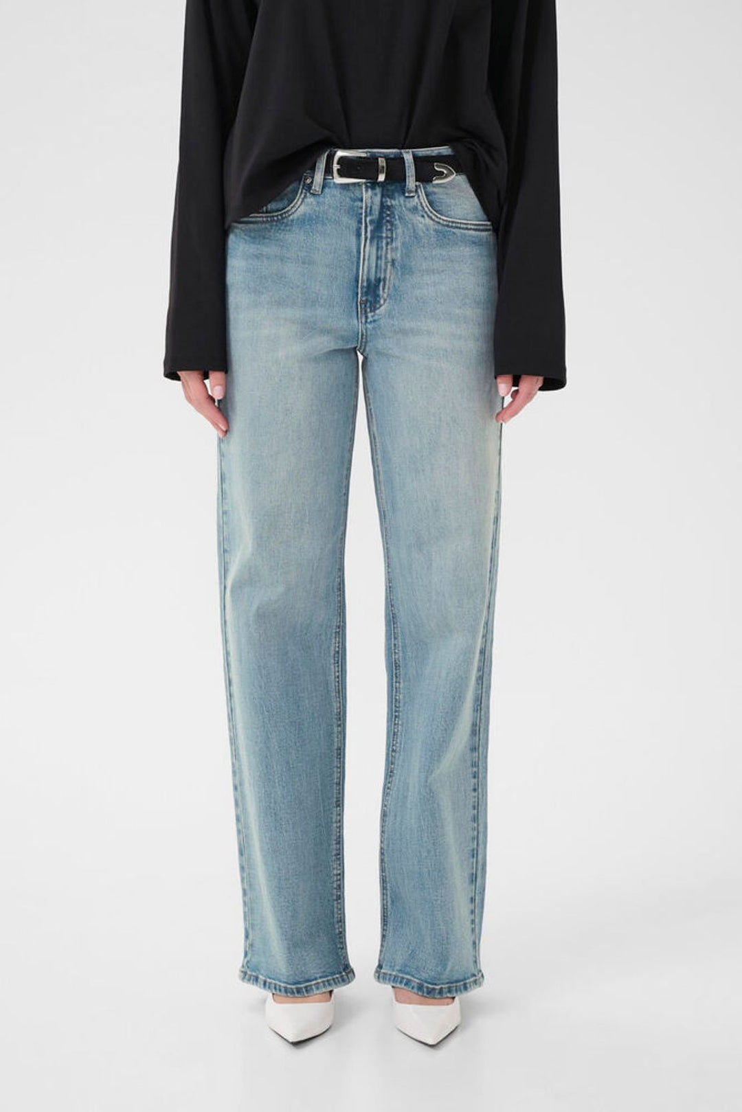 GZzolani HW wide jeans NOOS - Washed blue