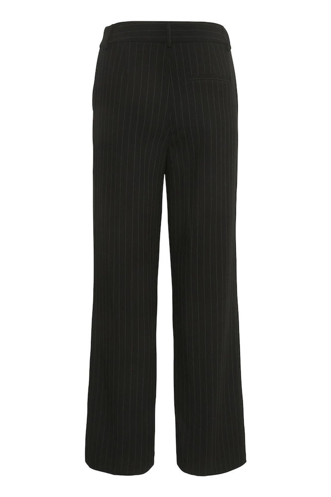 JoelleGZ pinstripe MW pants - Black pinstripe