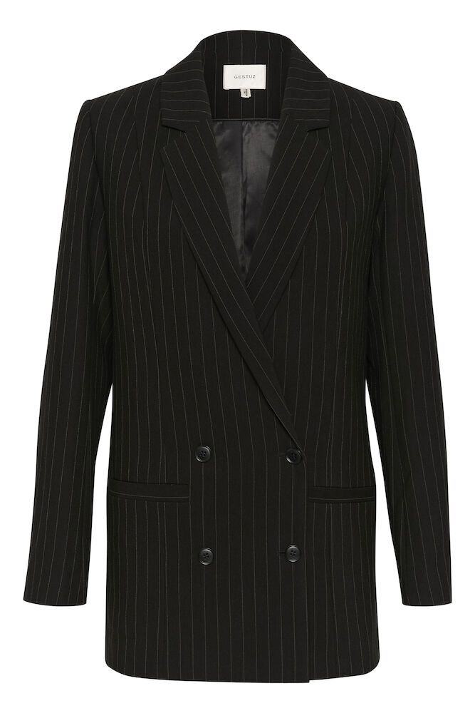JoelleGZ pinstripe blazer - Black pinstripe