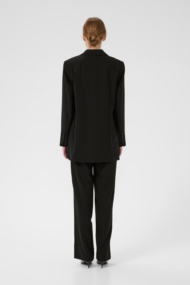 JoelleGZ pinstripe blazer - Black pinstripe
