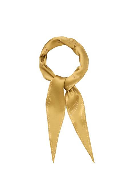 Stitchia Diamond Scarf - Khaki Green