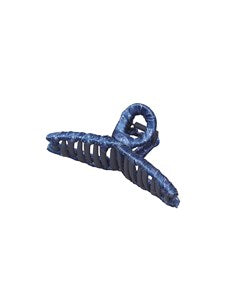 Ribbonia Luster Celabrina Hair Claw - Naval Academy Blue